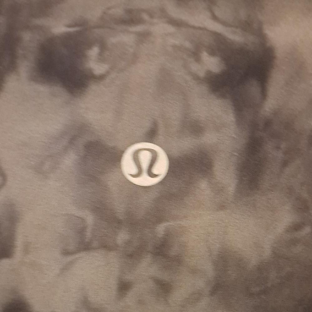 Lululemon Gray Tye Dye 3/4 Leggings